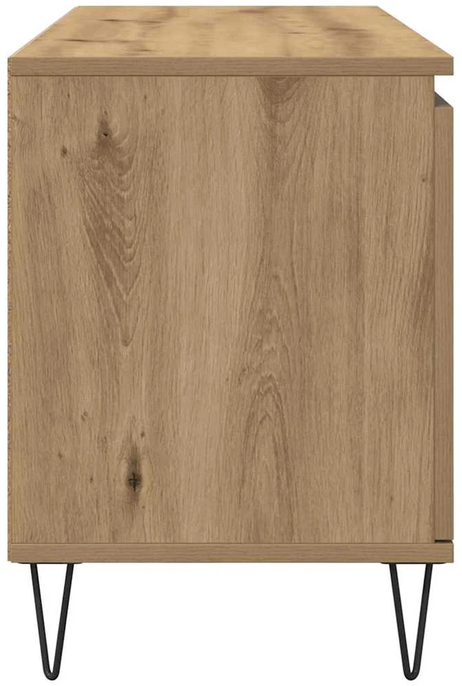 TV staliukas Televizoriaus spintelė 104 x 35 x 50 cm Amatininkų ąžuolas