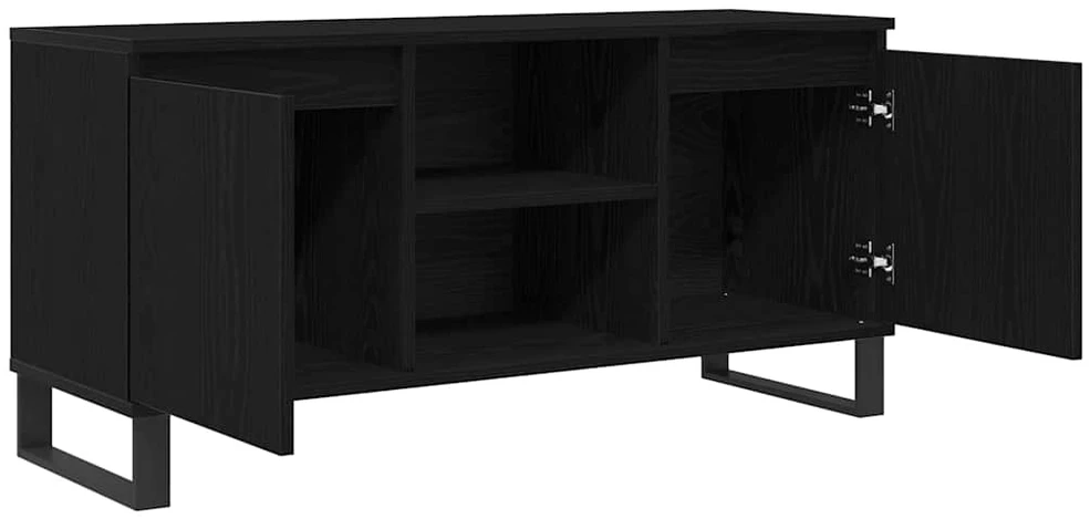 TV staliukas Televizoriaus spintelė 104 x 35 x 50 cm Juodas ąžuolas