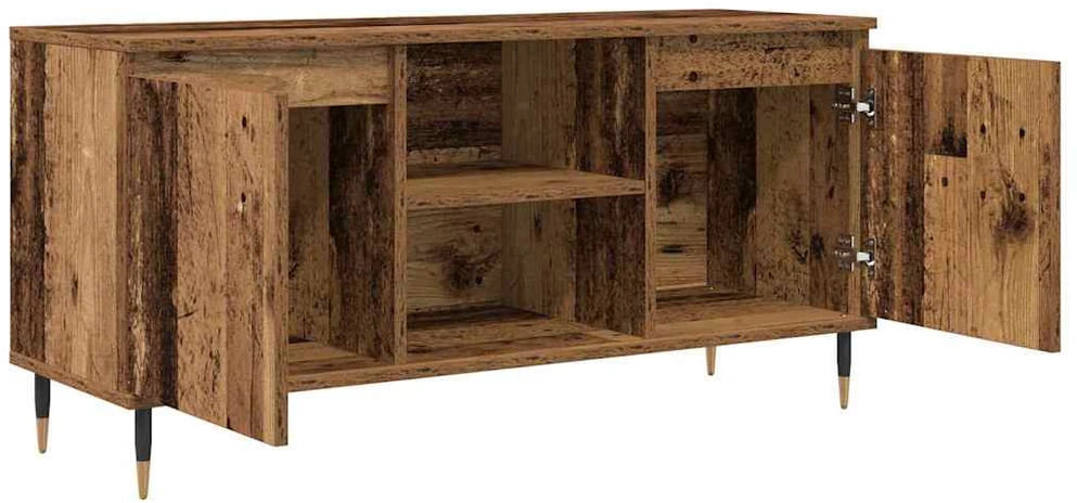 TV staliukas Televizoriaus spintelė 104 x 35 x 50 cm Senovinis medis