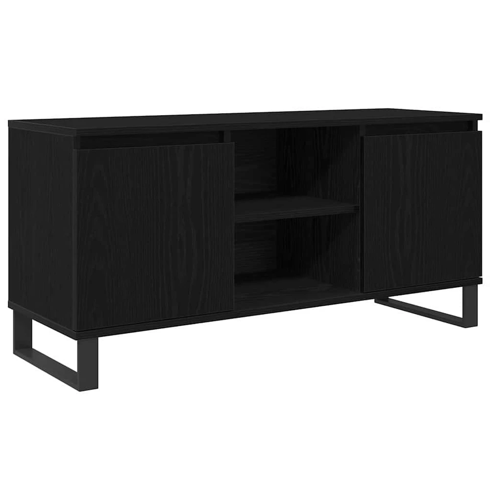 TV staliukas Televizoriaus spintelė 104 x 35 x 50 cm Juodas ąžuolas