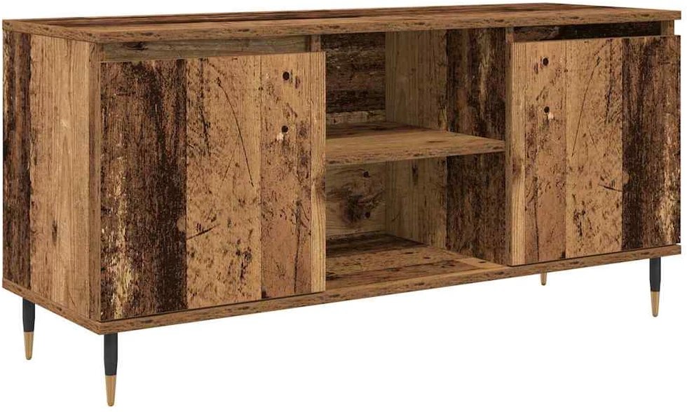 TV staliukas Televizoriaus spintelė 104 x 35 x 50 cm Senovinis medis