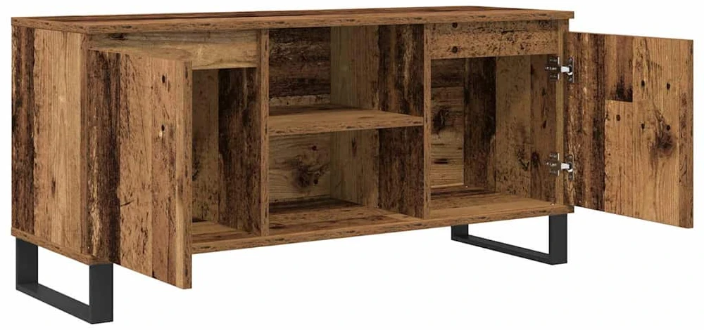 TV staliukas Televizoriaus spintelė 104 x 35 x 50 cm Senovinis medis