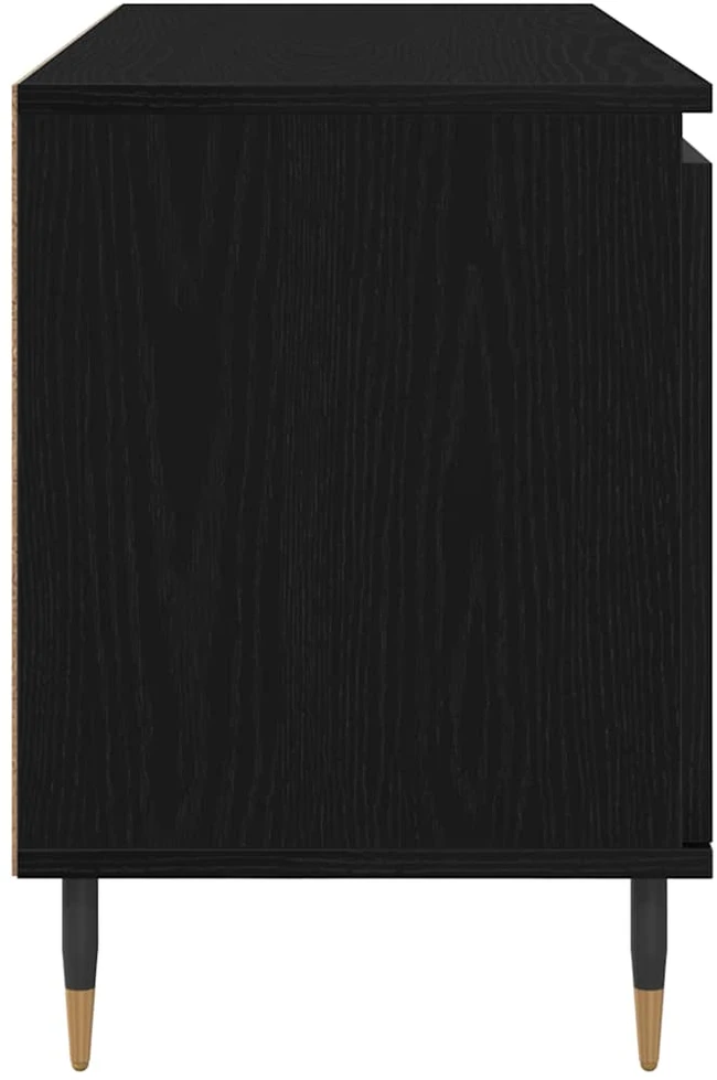 TV staliukas Televizoriaus spintelė 104 x 35 x 50 cm Juodas ąžuolas