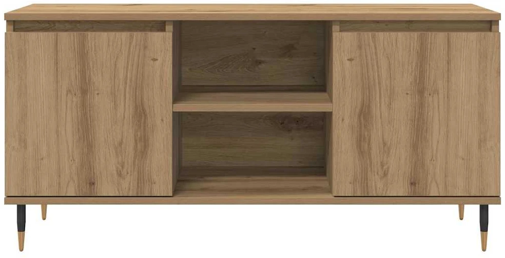 TV staliukas Televizoriaus spintelė 104 x 35 x 50 cm Amatininkų ąžuolas