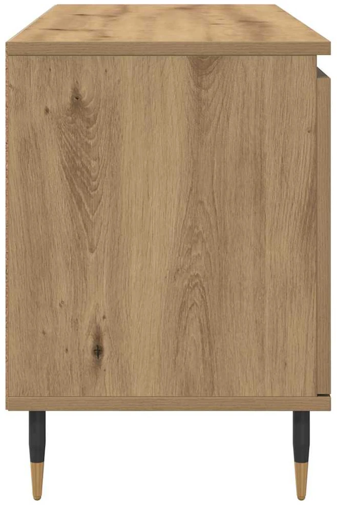 TV staliukas Televizoriaus spintelė 104 x 35 x 50 cm Amatininkų ąžuolas
