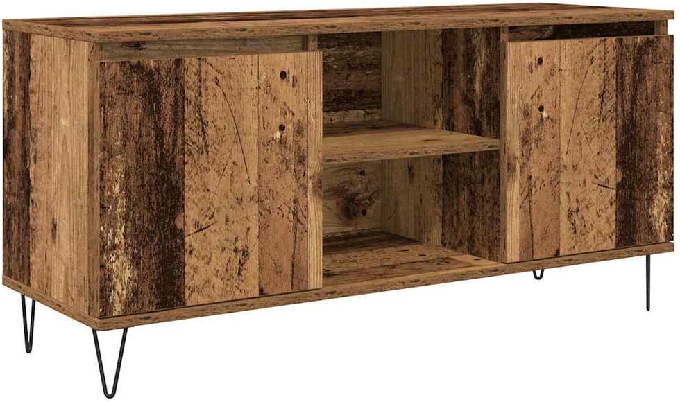 TV staliukas Televizoriaus spintelė 104 x 35 x 50 cm Senovinis medis