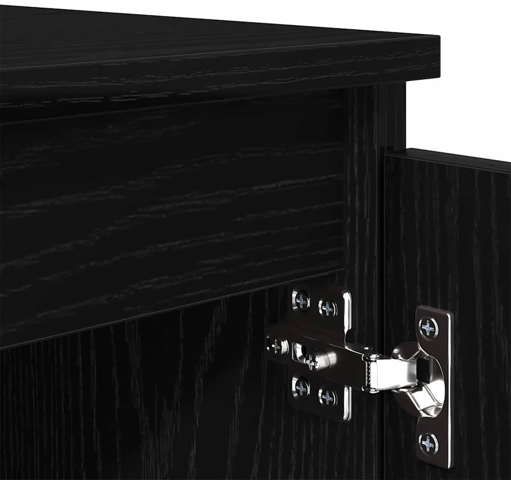 TV staliukas Televizoriaus spintelė 104 x 35 x 50 cm Juodas ąžuolas