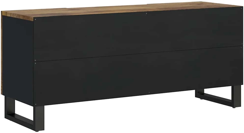 TV staliukas Televizoriaus spintelė, 105x33,5x46cm, mango/apdirbta mediena