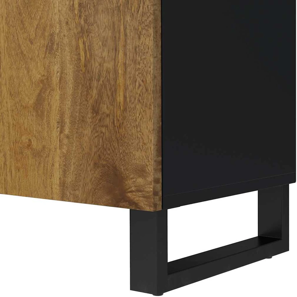 TV staliukas Televizoriaus spintelė, 105x33,5x46cm, mango/apdirbta mediena