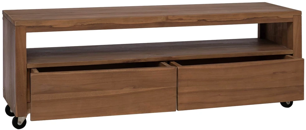 TV staliukas Televizoriaus spintelė 110 x 30 x 40 cm Natūrali