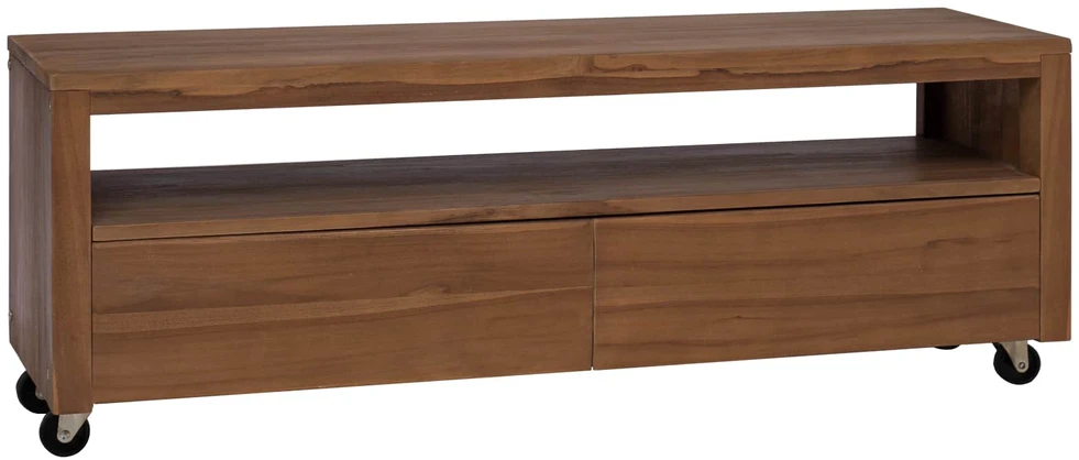 TV staliukas Televizoriaus spintelė 110 x 30 x 40 cm Natūrali