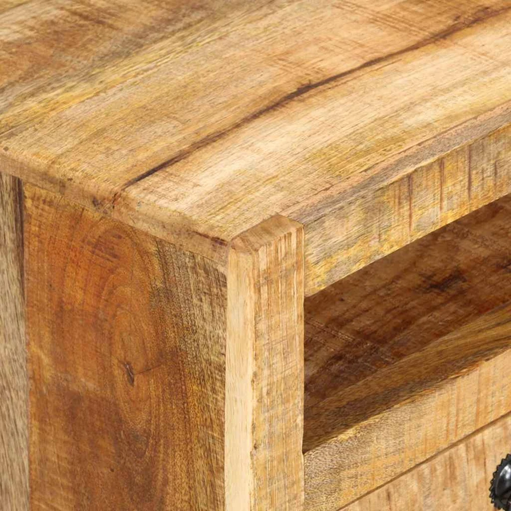 TV staliukas Televizoriaus spintelė, 110x30x40cm, mango medienos masyvas
