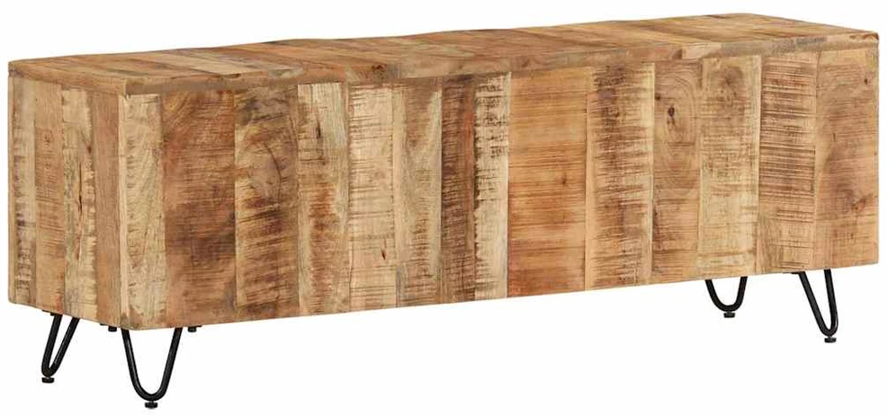 TV staliukas Televizoriaus spintelė, 110x30x40cm, mango medienos masyvas