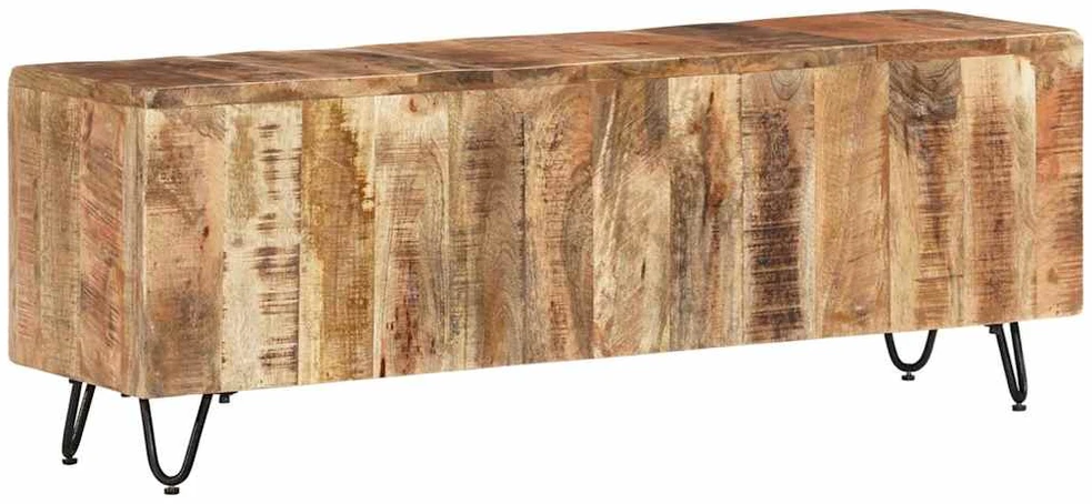 TV staliukas Televizoriaus spintelė, 110x30x40cm, mango medienos masyvas