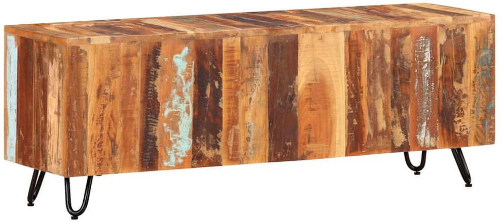 TV staliukas Televizoriaus spintelė, 110x30x40cm, perdirbta mediena