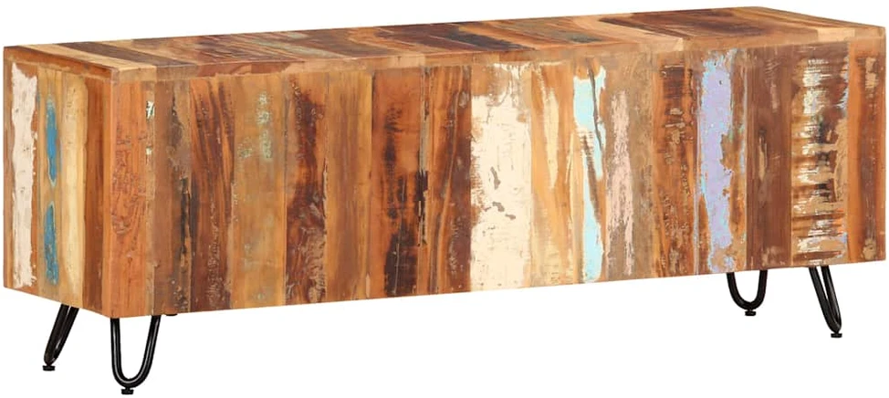 TV staliukas Televizoriaus spintelė, 110x30x40cm, perdirbta mediena