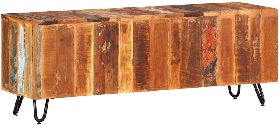 TV staliukas Televizoriaus spintelė, 110x30x40cm, perdirbta mediena