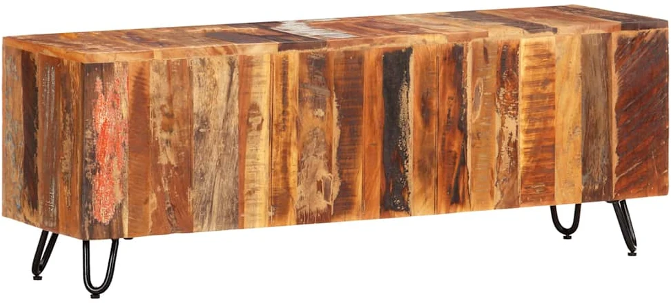 TV staliukas Televizoriaus spintelė, 110x30x40cm, perdirbta mediena
