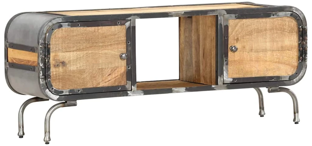 TV staliukas Televizoriaus spintelė, 110x30x42cm, mango medienos masyvas