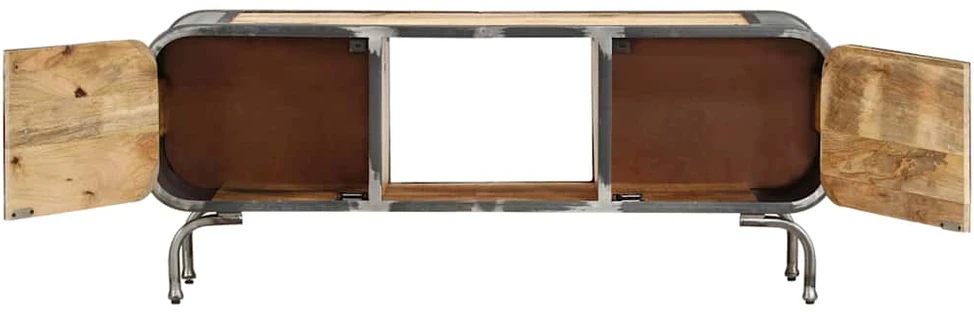 TV staliukas Televizoriaus spintelė, 110x30x42cm, mango medienos masyvas