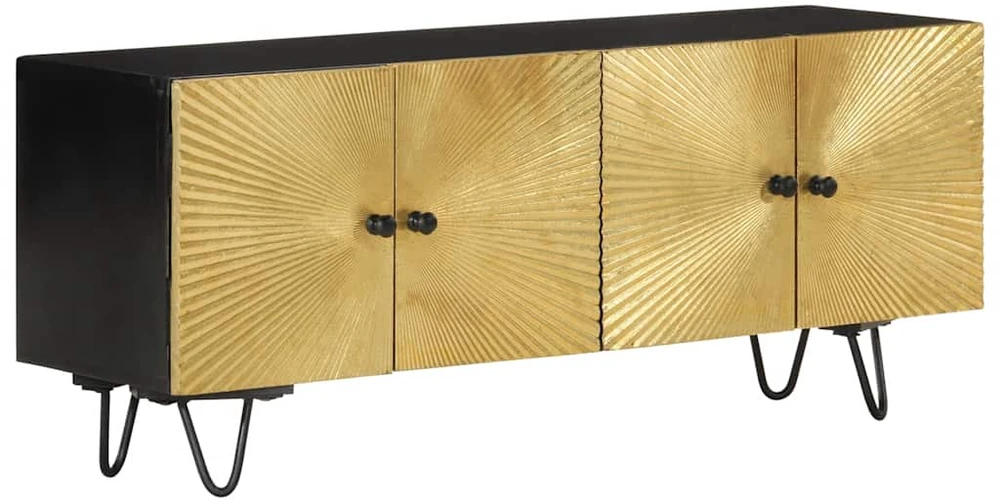 TV staliukas Televizoriaus spintelė, 110x30x45cm, mango medienos masyvas