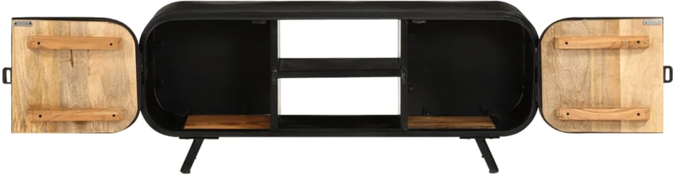 TV staliukas Televizoriaus spintelė, 110x30x45cm, neapdorota mango mediena