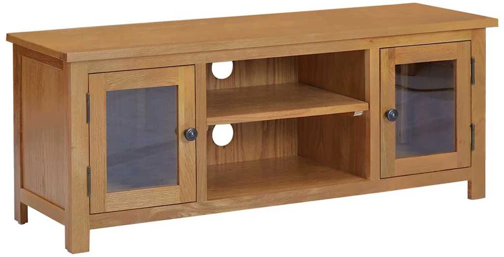 TV staliukas Televizoriaus spintelė, 110x35x44cm, ąžuolo medienos masyvas