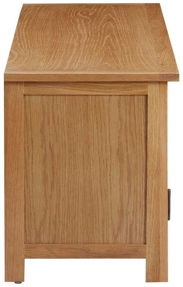 TV staliukas Televizoriaus spintelė, 110x35x44cm, ąžuolo medienos masyvas