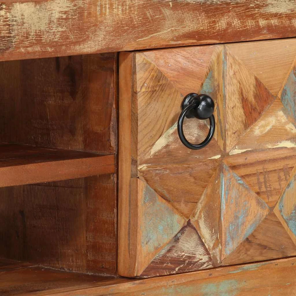 TV staliukas Televizoriaus spintelė, 112x30x45cm, perdirbta mediena