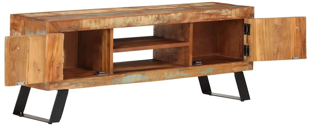 TV staliukas Televizoriaus spintelė, 112x30x45cm, perdirbta mediena