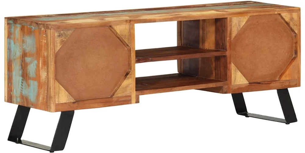 TV staliukas Televizoriaus spintelė, 112x30x45cm, perdirbta mediena