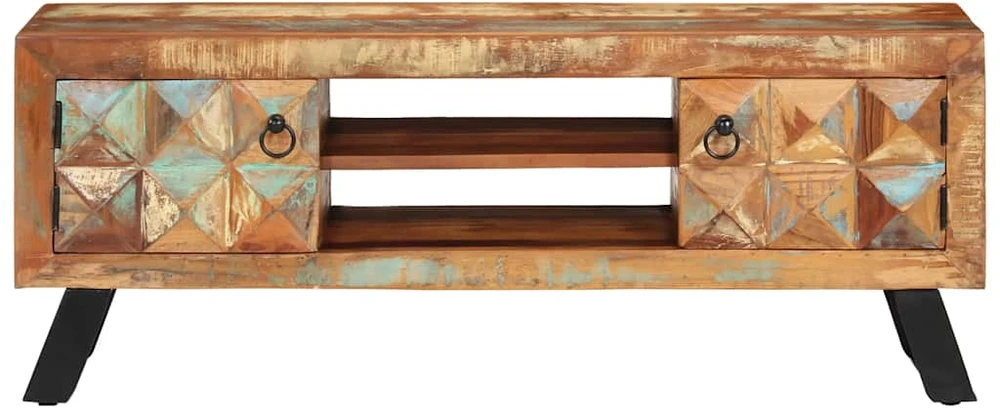 TV staliukas Televizoriaus spintelė, 112x30x45cm, perdirbta mediena
