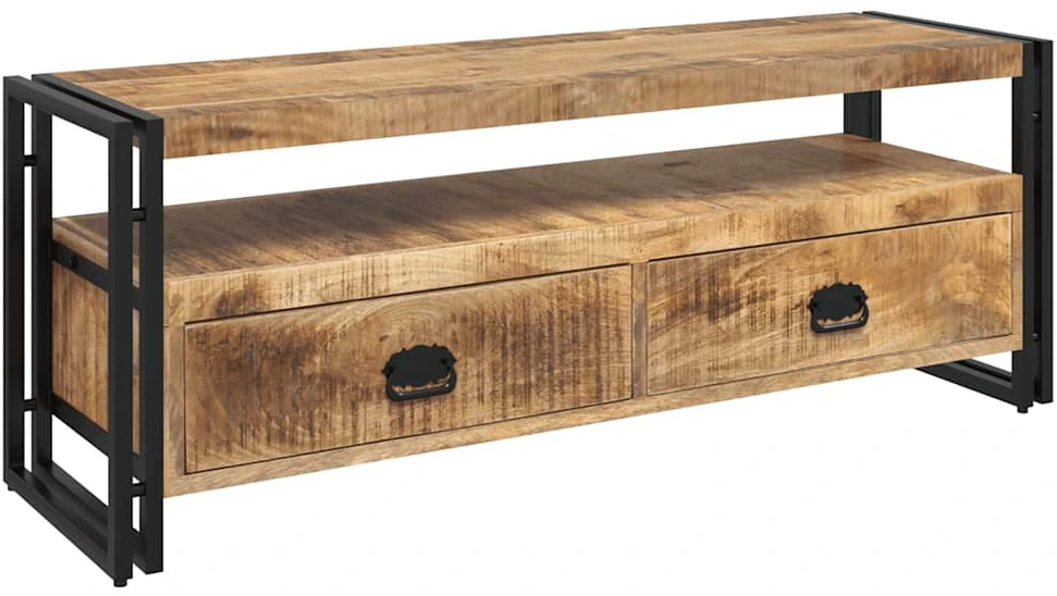 TV spintelė, 120x35x45cm, mango medienos masyvas