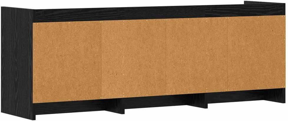 TV staliukas Televizoriaus spintelė 130 x 33 x 47 cm Juodojo ąžuolo