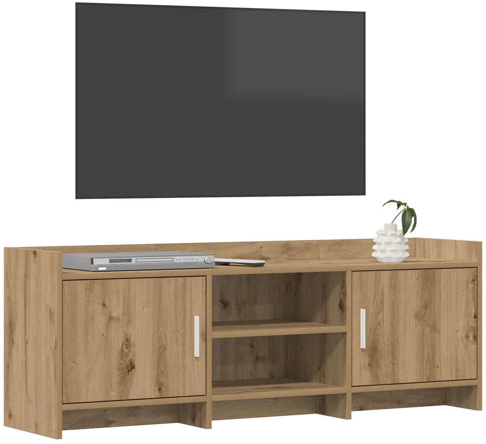 TV staliukas Televizoriaus spintelė 130 x 33 x 47 cm Artisano ąžuolo