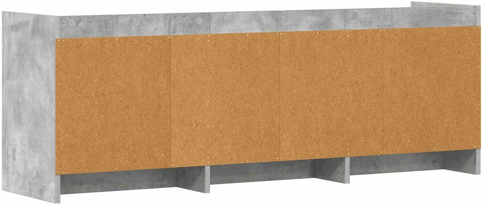 TV staliukas Televizoriaus spintelė 130 x 33 x 47 cm Betono pilka