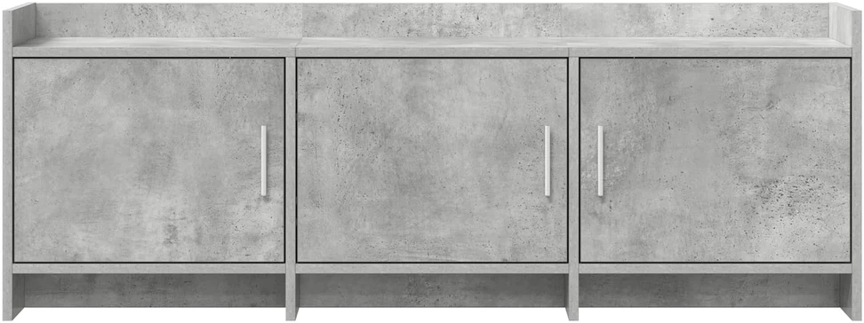 TV staliukas Televizoriaus spintelė 130 x 33 x 47 cm Betono pilka