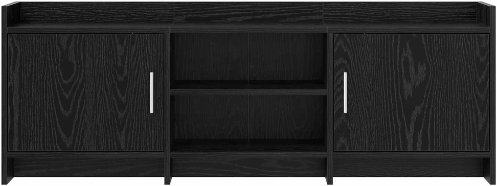 TV staliukas Televizoriaus spintelė 130 x 33 x 47 cm Juodojo ąžuolo