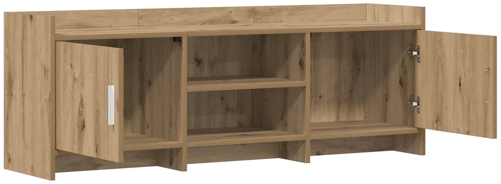 TV staliukas Televizoriaus spintelė 130 x 33 x 47 cm Artisano ąžuolo