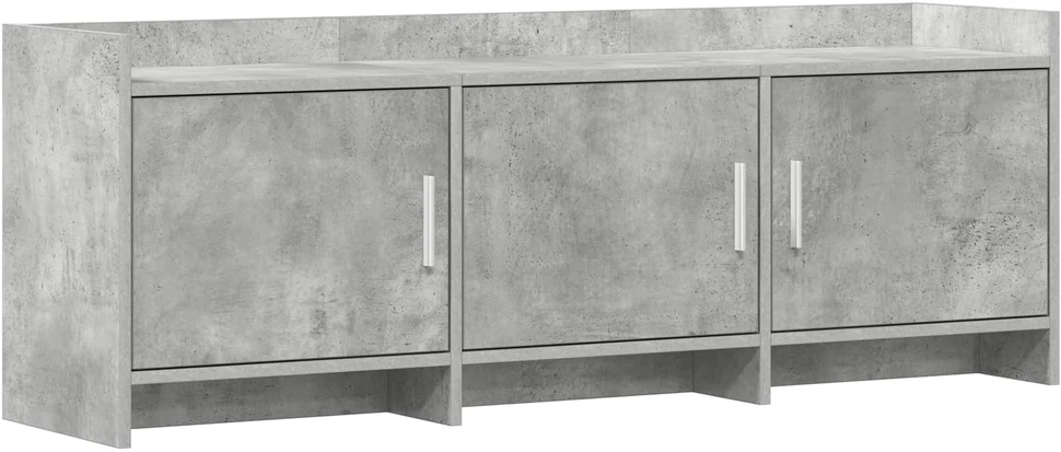 TV staliukas Televizoriaus spintelė 130 x 33 x 47 cm Betono pilka