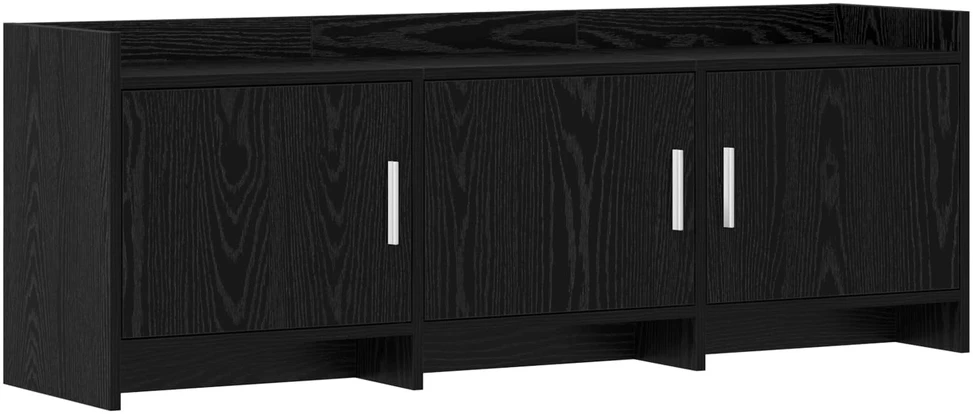 TV staliukas Televizoriaus spintelė 130 x 33 x 47 cm Juodojo ąžuolo