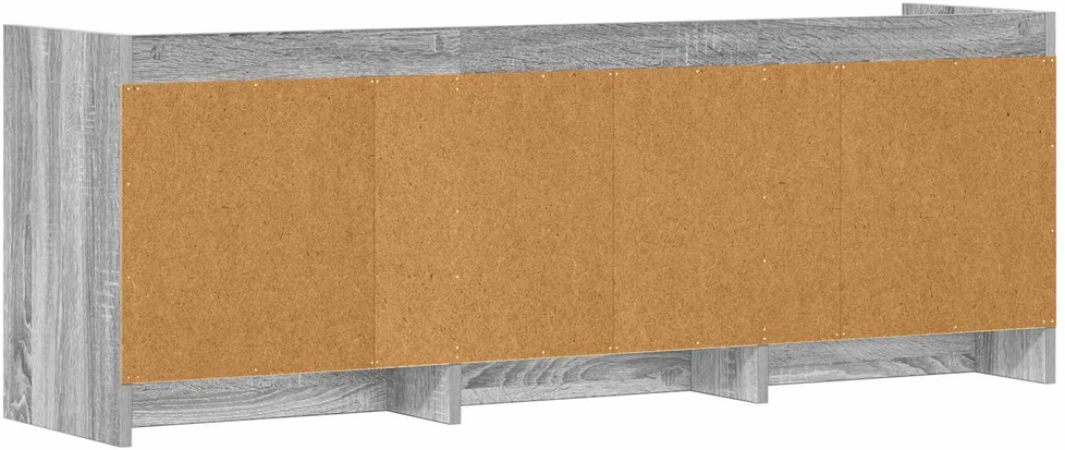 TV staliukas Televizoriaus spintelė 130 x 33 x 47 cm Pilka Sonoma