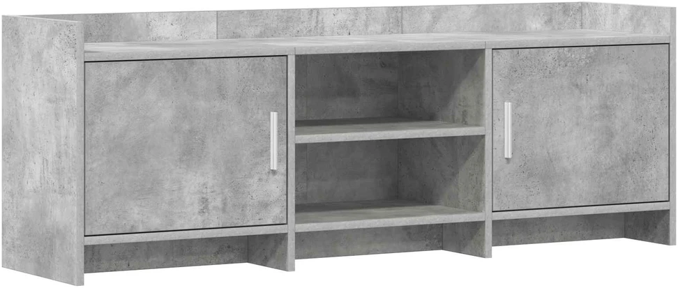 TV staliukas Televizoriaus spintelė 130 x 33 x 47 cm Betono pilka