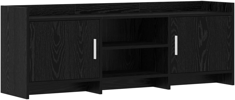TV staliukas Televizoriaus spintelė 130 x 33 x 47 cm Juodojo ąžuolo