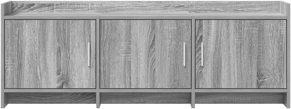 TV staliukas Televizoriaus spintelė 130 x 33 x 47 cm Pilka Sonoma