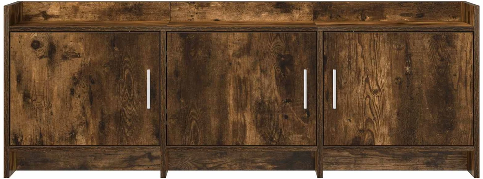 TV staliukas Televizoriaus spintelė 130 x 33 x 47 cm Dūminio ąžuolo