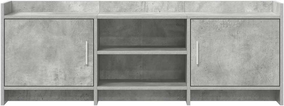 TV staliukas Televizoriaus spintelė 130 x 33 x 47 cm Betono pilka