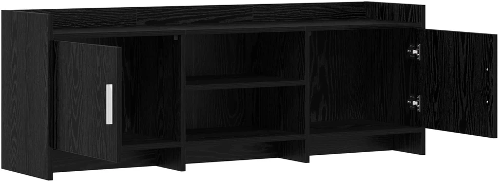 TV staliukas Televizoriaus spintelė 130 x 33 x 47 cm Juodojo ąžuolo