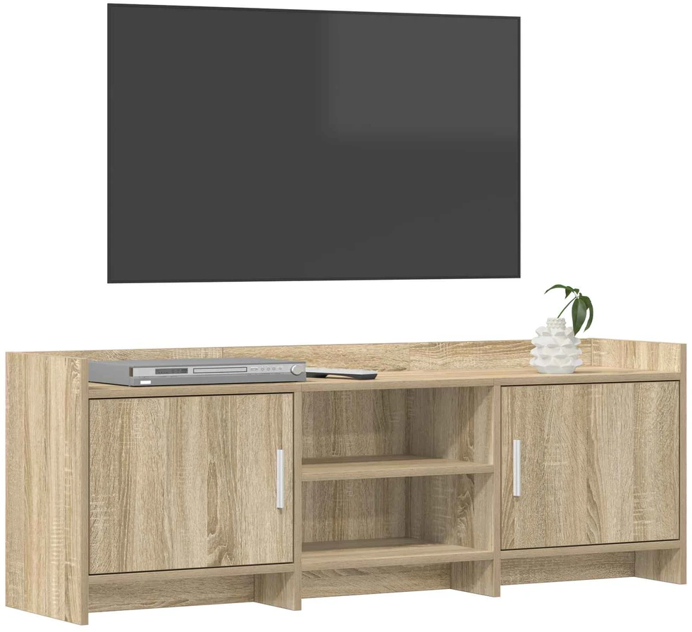 TV staliukas Televizoriaus spintelė 130 x 33 x 47 cm Sonoma ąžuolas