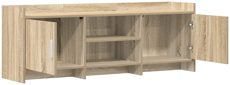 TV staliukas Televizoriaus spintelė 130 x 33 x 47 cm Sonoma ąžuolas